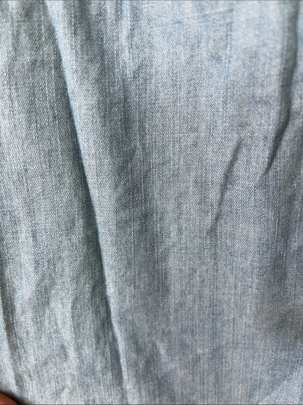I Crew Light Blue Denim / Chambray Button-Down Shirt - Casual Everyday - Picture 5 of 5